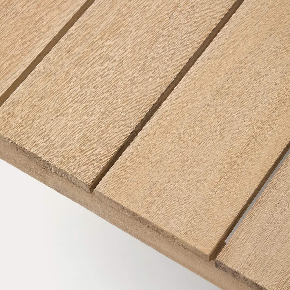 Kave Home Ambra coffee table in solid acacia wood with light finish 82.5 x 82.5cm FSC 100% - Image 4