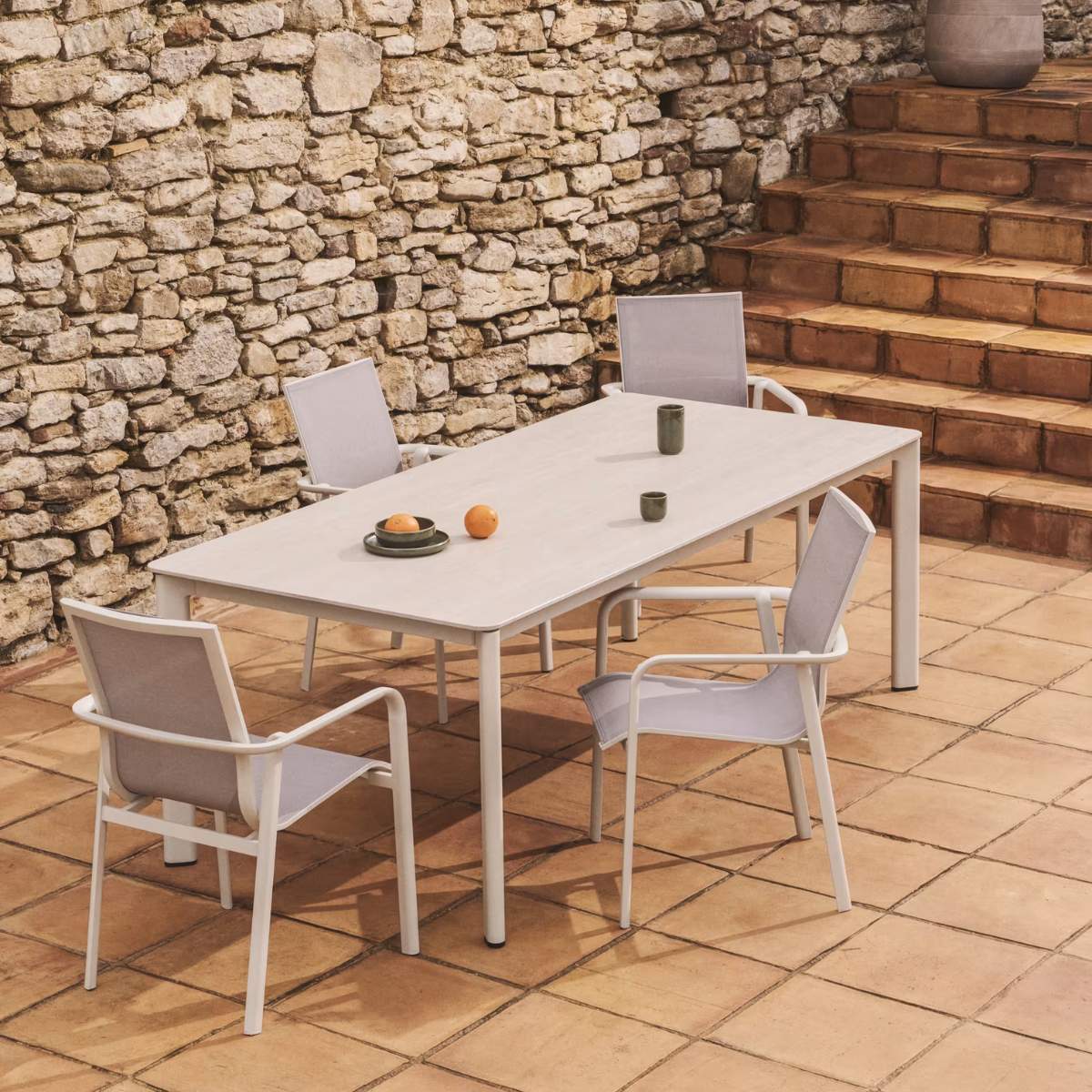 Kave Home Anafi table in sintered stone and graphite aluminium 220 x 100 cm - Image 16
