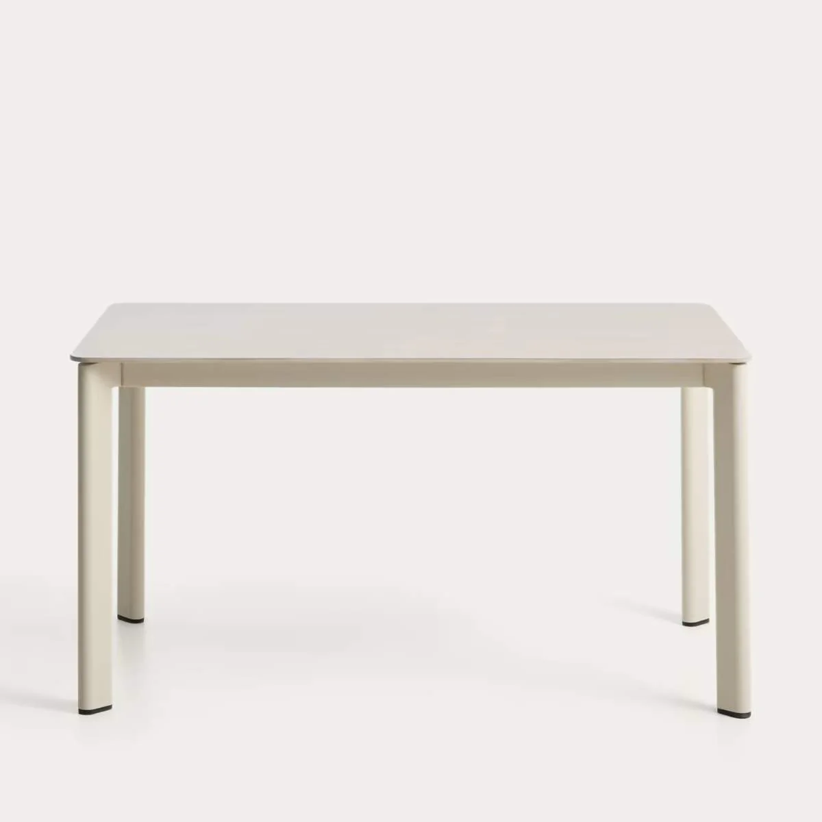 Kave Home Anafi table in sintered stone and graphite aluminium 140 x 80 cm - Image 2