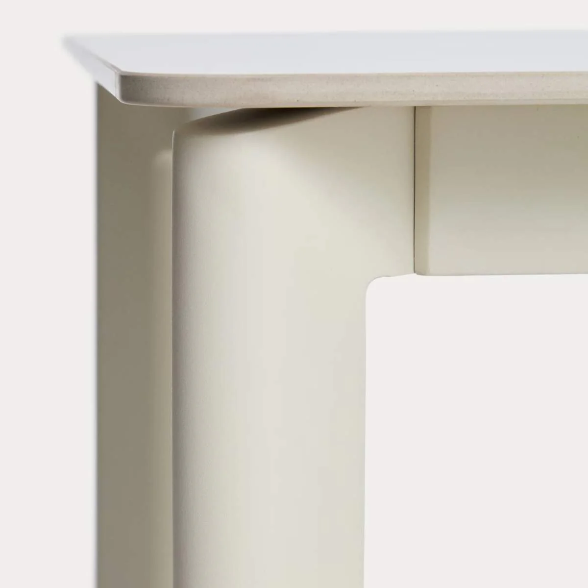 Kave Home Anafi table in sintered stone and graphite aluminium 140 x 80 cm - Image 9