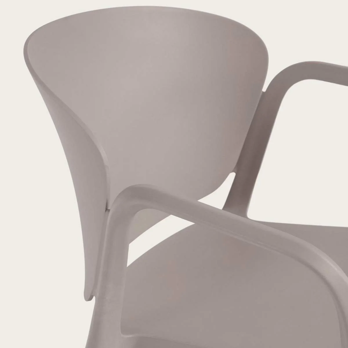 Kave Home Ania stackable outdoor chair in beige - Image 43
