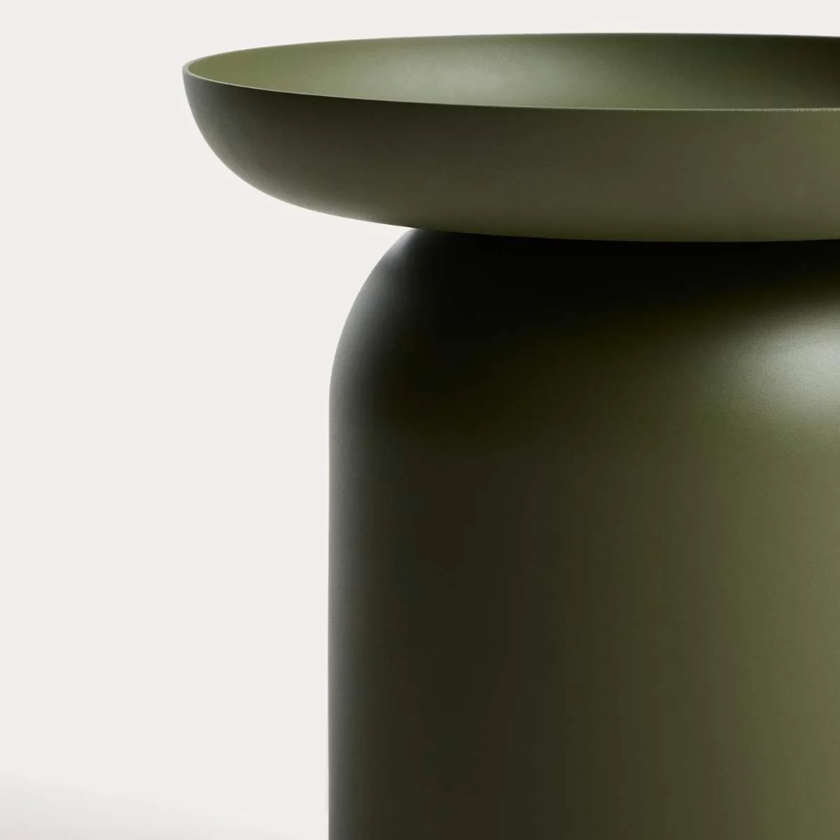 Kave Home Arcola side table in brown aluminium Ø45cm - Image 11