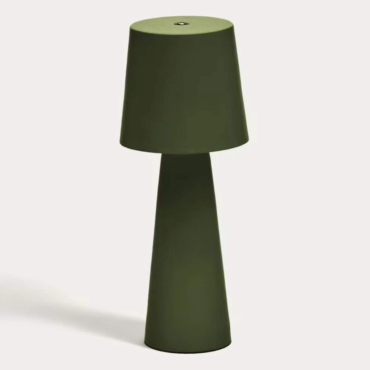 Kave Home Arenys small table lamp in metal with a shiny silver finish - Image 4