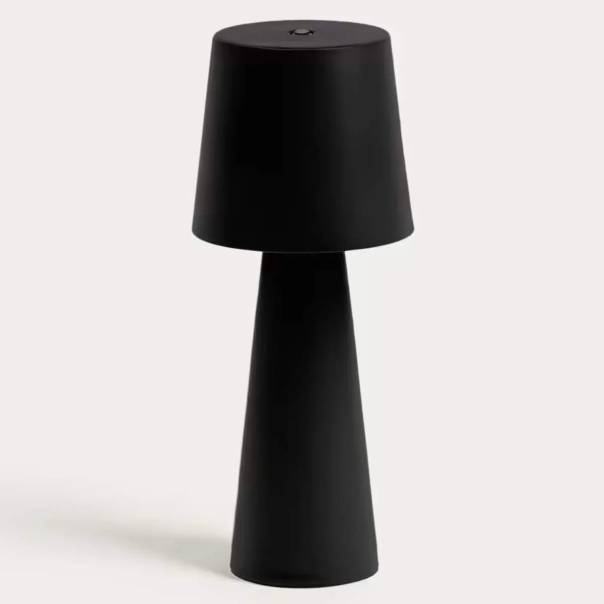 Kave Home Arenys small table lamp in metal with a shiny silver finish - Image 5