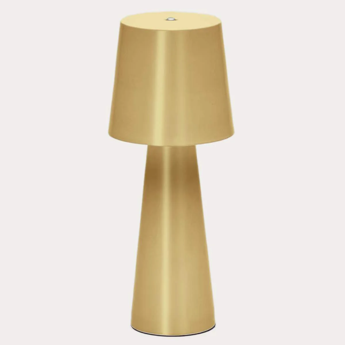 Kave Home Arenys small table lamp in metal with a shiny silver finish - Image 7