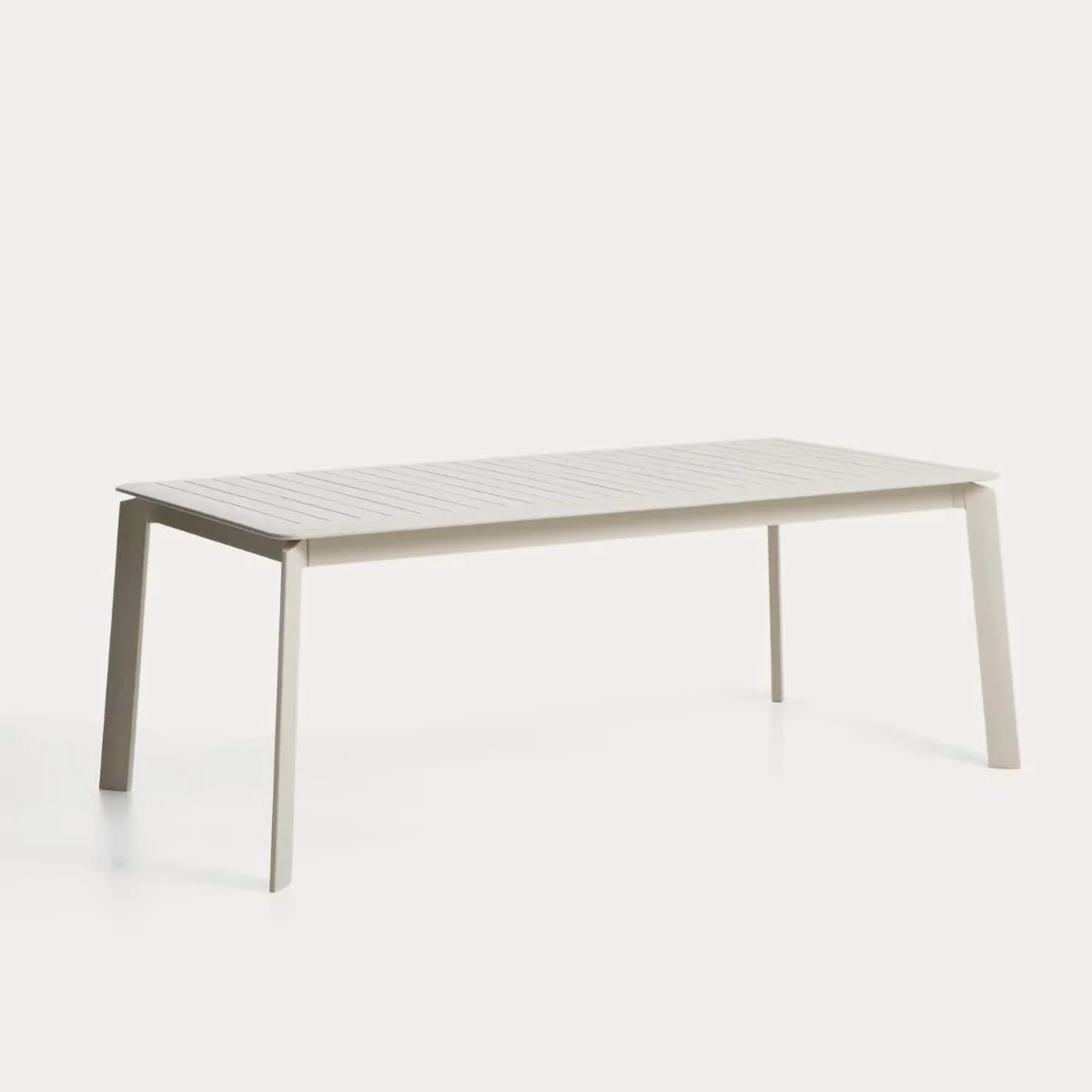 Kave Home Brela green extendable aluminium table 205(287) x 100cm - Image 11