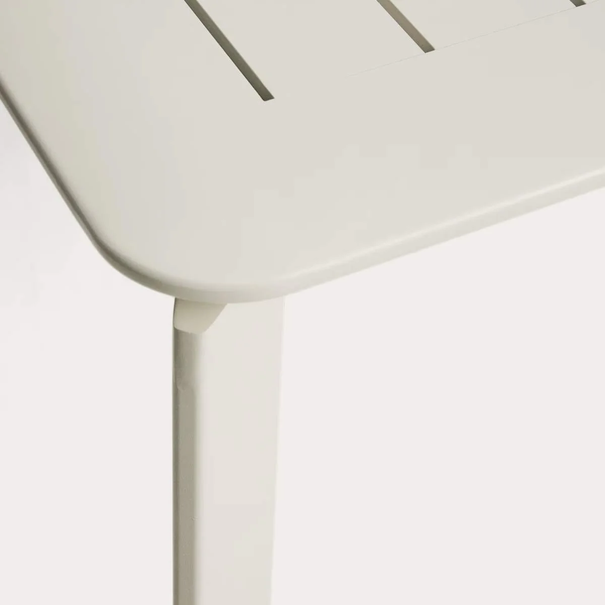 Kave Home Brela green extendable aluminium table 205(287) x 100cm - Image 13