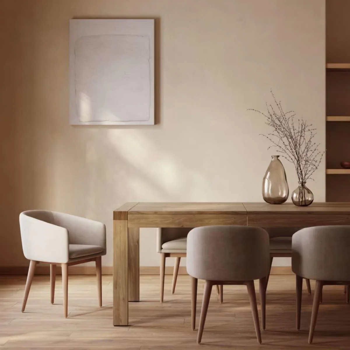 Kave Home Briva Extendable Table With A Natural Oak Wood Finish - Image 6