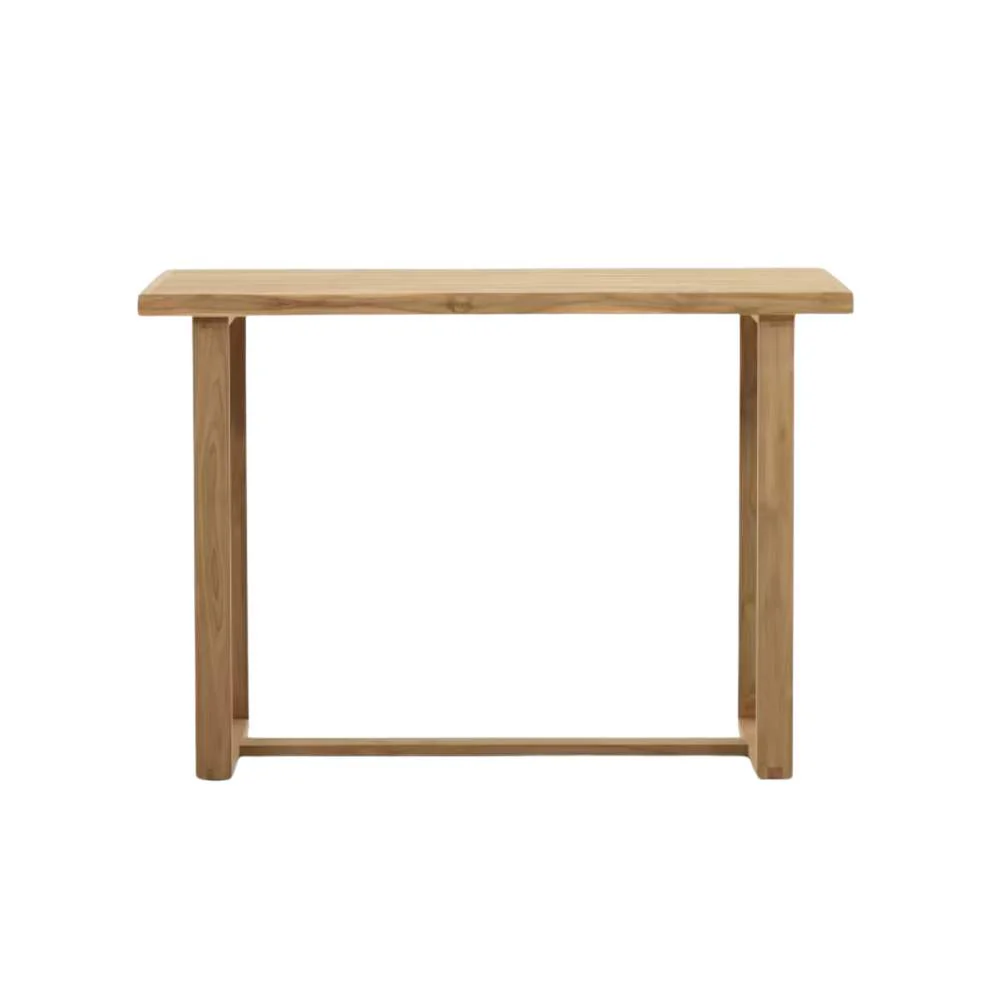 Kave Home Canadell 100% Outdoor Solid Recycled Teak Bar Table, 140 x 70 cm - Image 2