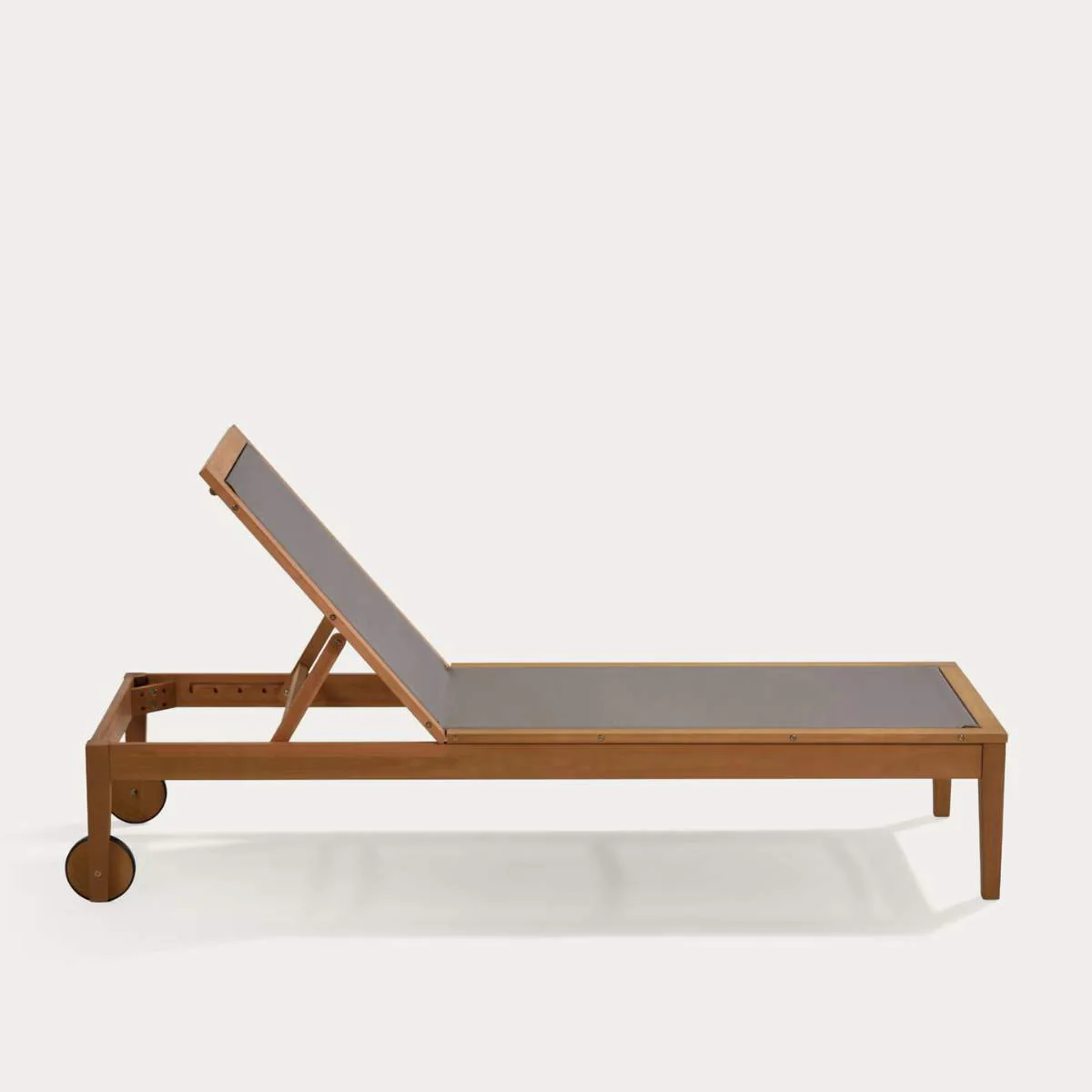 Kave Home Caterin solid eucalyptus wood outdoor sun lounger in beige, FSC 100% - Image 10