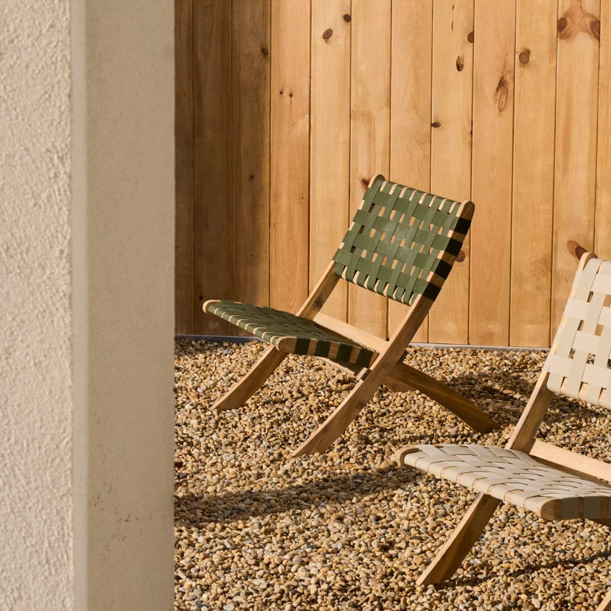 Kave Home FSC 100% green cord and solid acacia wood Chabeli folding chair - Image 16