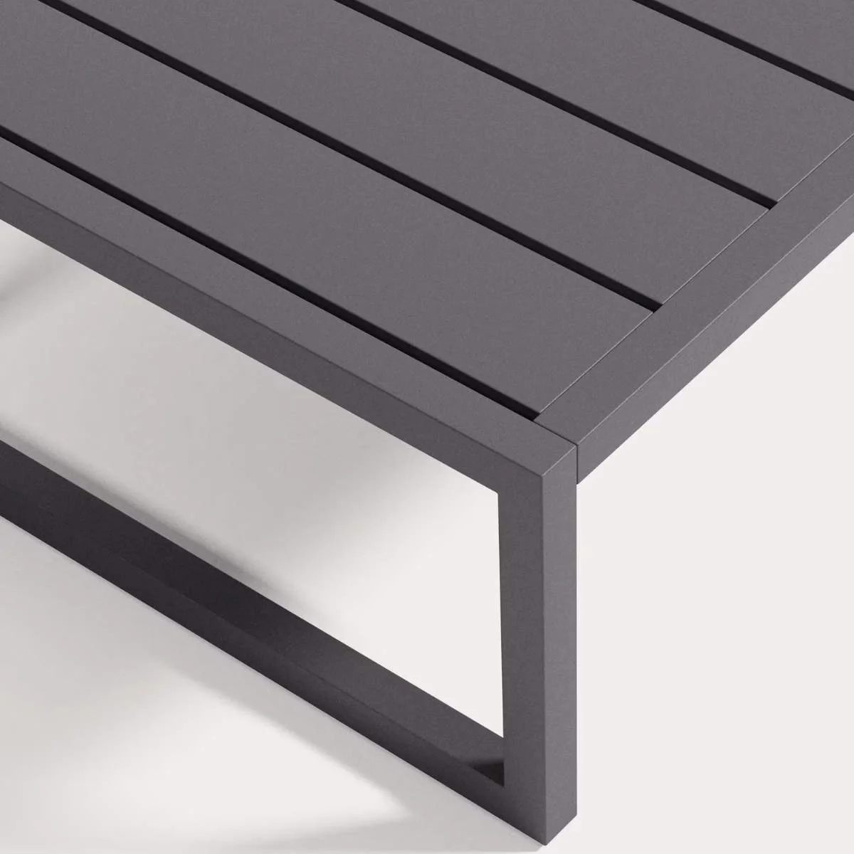 Kave Home Comova 100% outdoor coffee table made from green aluminium, 60 x 114 cm - Image 6