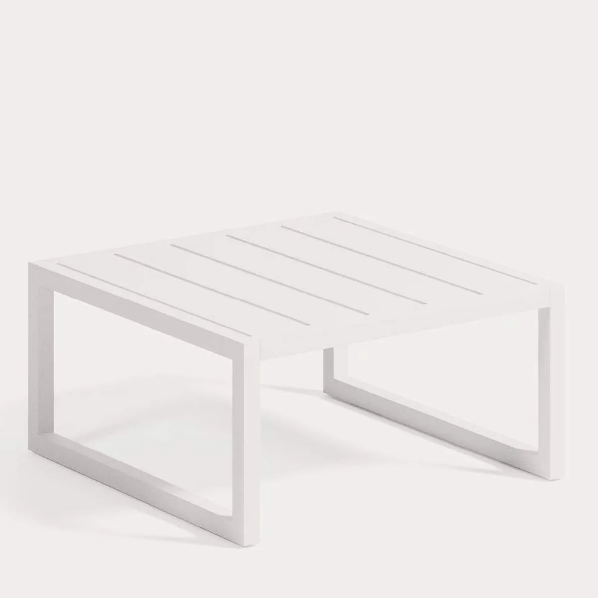 Kave Home Comova 100% outdoor side table made from green aluminium, 60 x 60 cm - Image 3