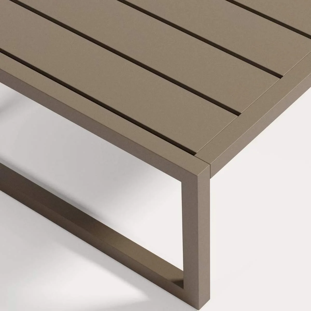 Kave Home Comova 100% outdoor side table made from green aluminium, 60 x 60 cm - Image 4