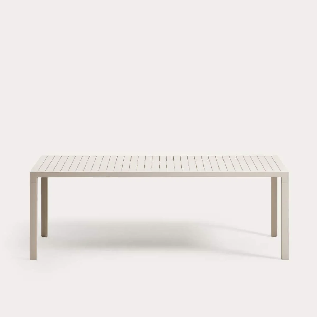 Kave Home Culip aluminium outdoor table in powder coated brown finish, 220 x 100 cm - Image 2