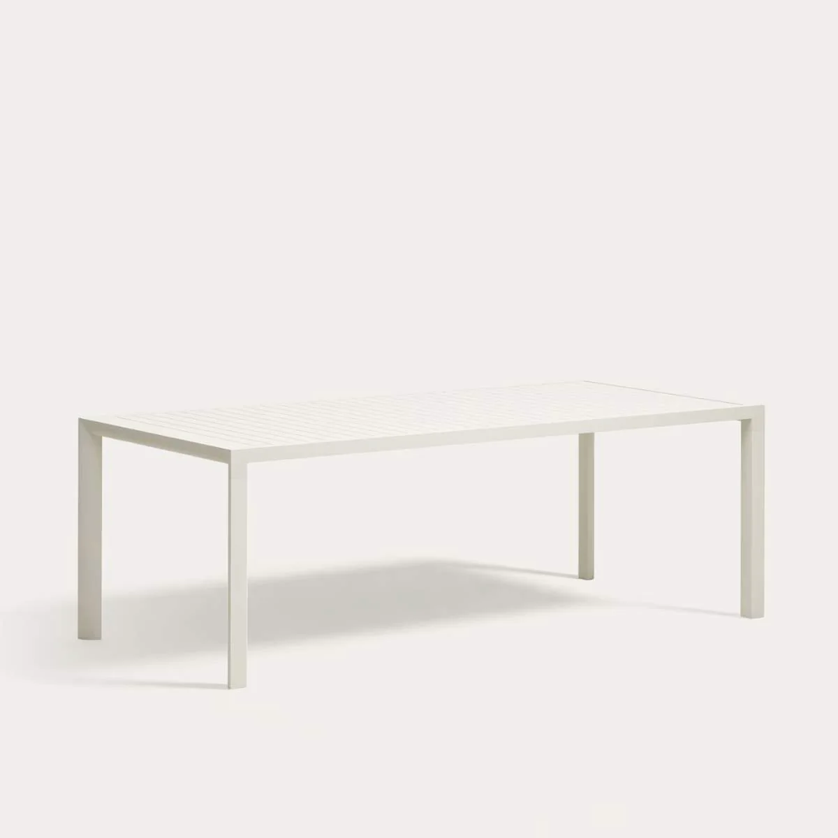 Kave Home Culip aluminium outdoor table in powder coated brown finish, 220 x 100 cm - Image 8