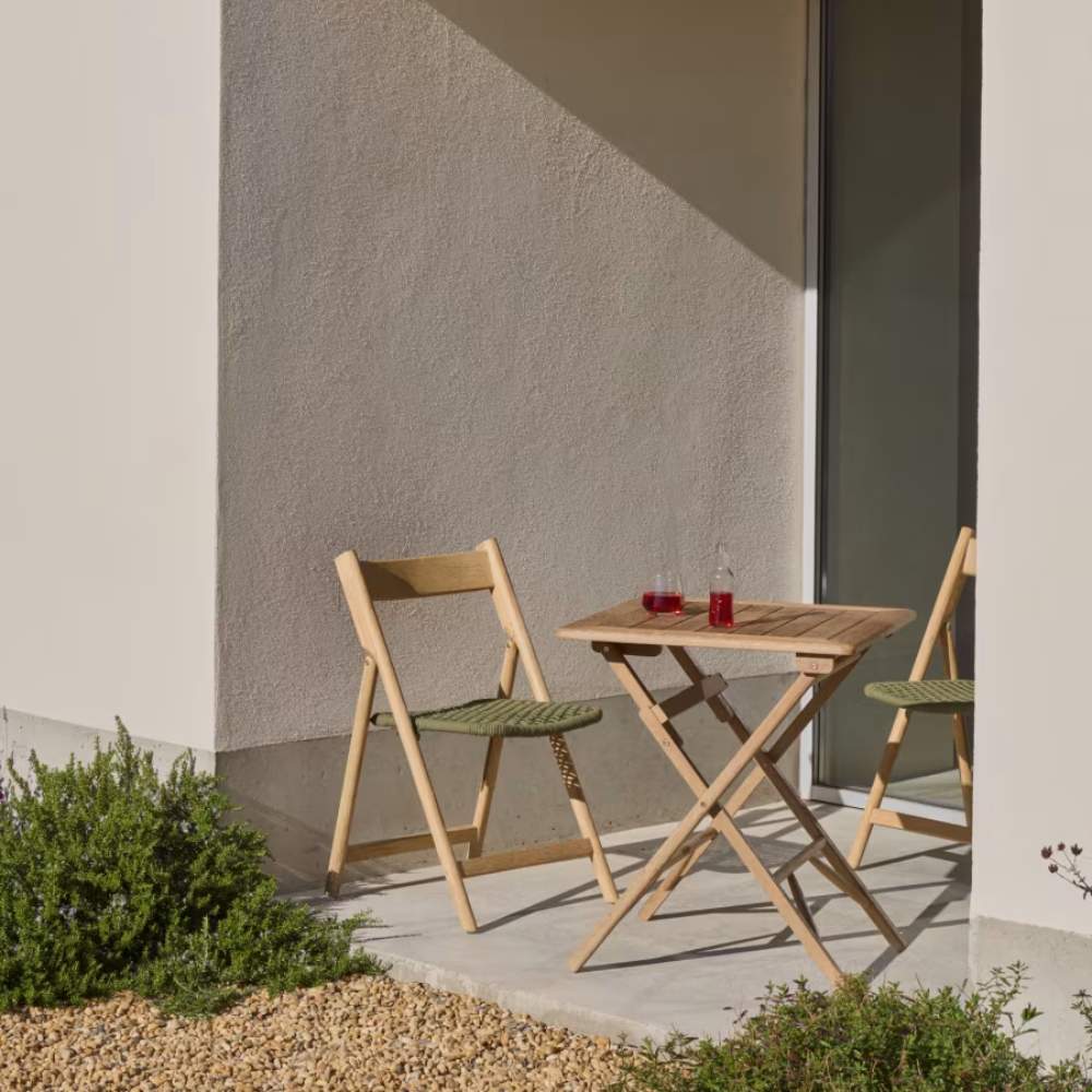 Kave Home Dandara Folding Table in FSC 100% Solid Acacia Wood, 66 x 66 cm - Image 10