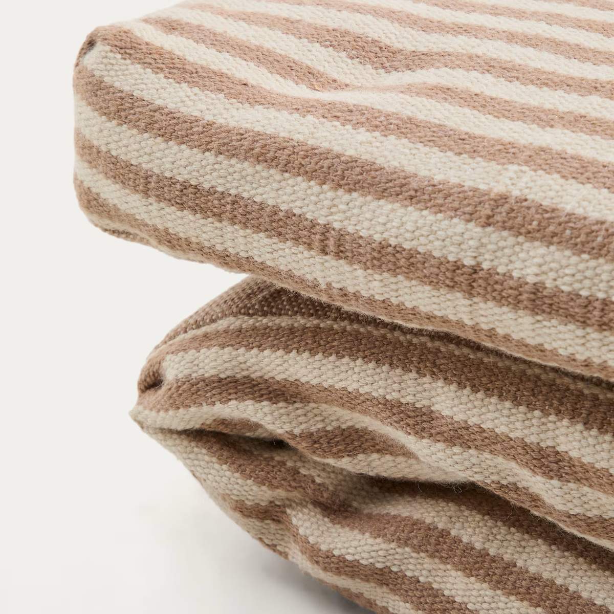 Kave Home Dirome orange striped 100% PET sun lounger cushion 50 x 175cm - Image 19
