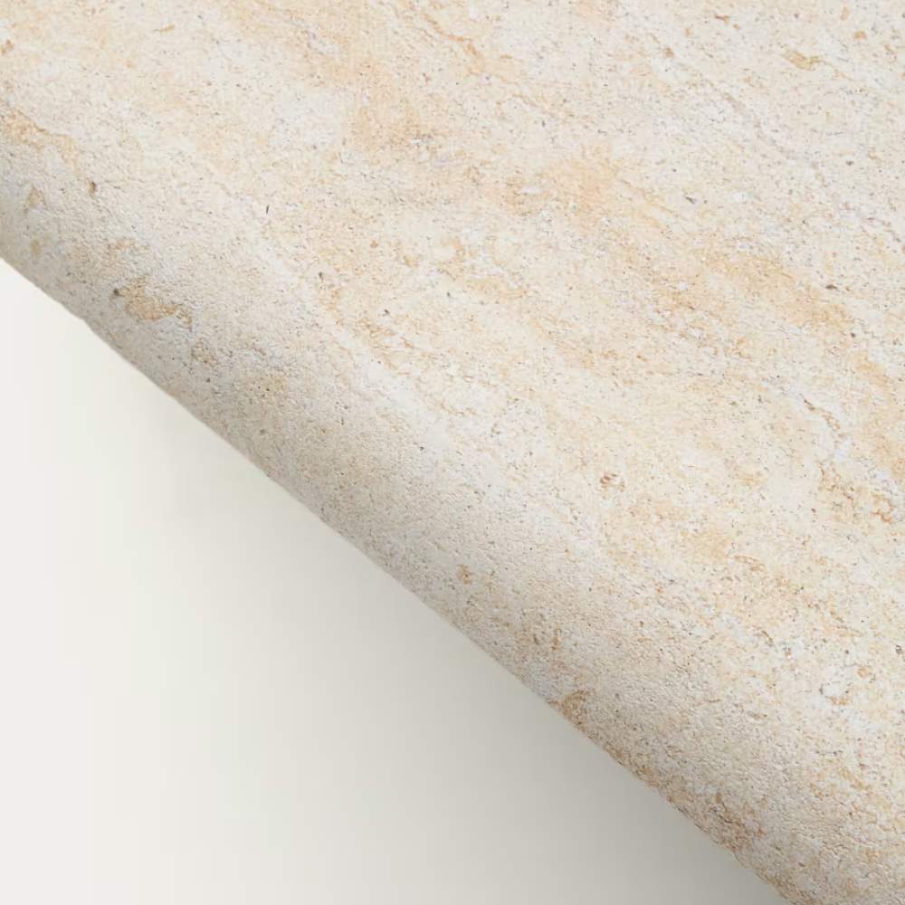 Kave Home Drasi Coffee Table in Cement with Travertine-effect Finish 140 x 70cm - Image 3