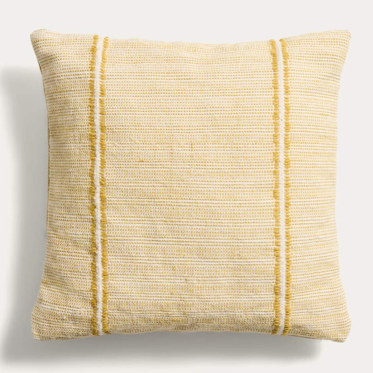Kave Home Drati yellow 100% PET cushion cover 45 x 45 cm
