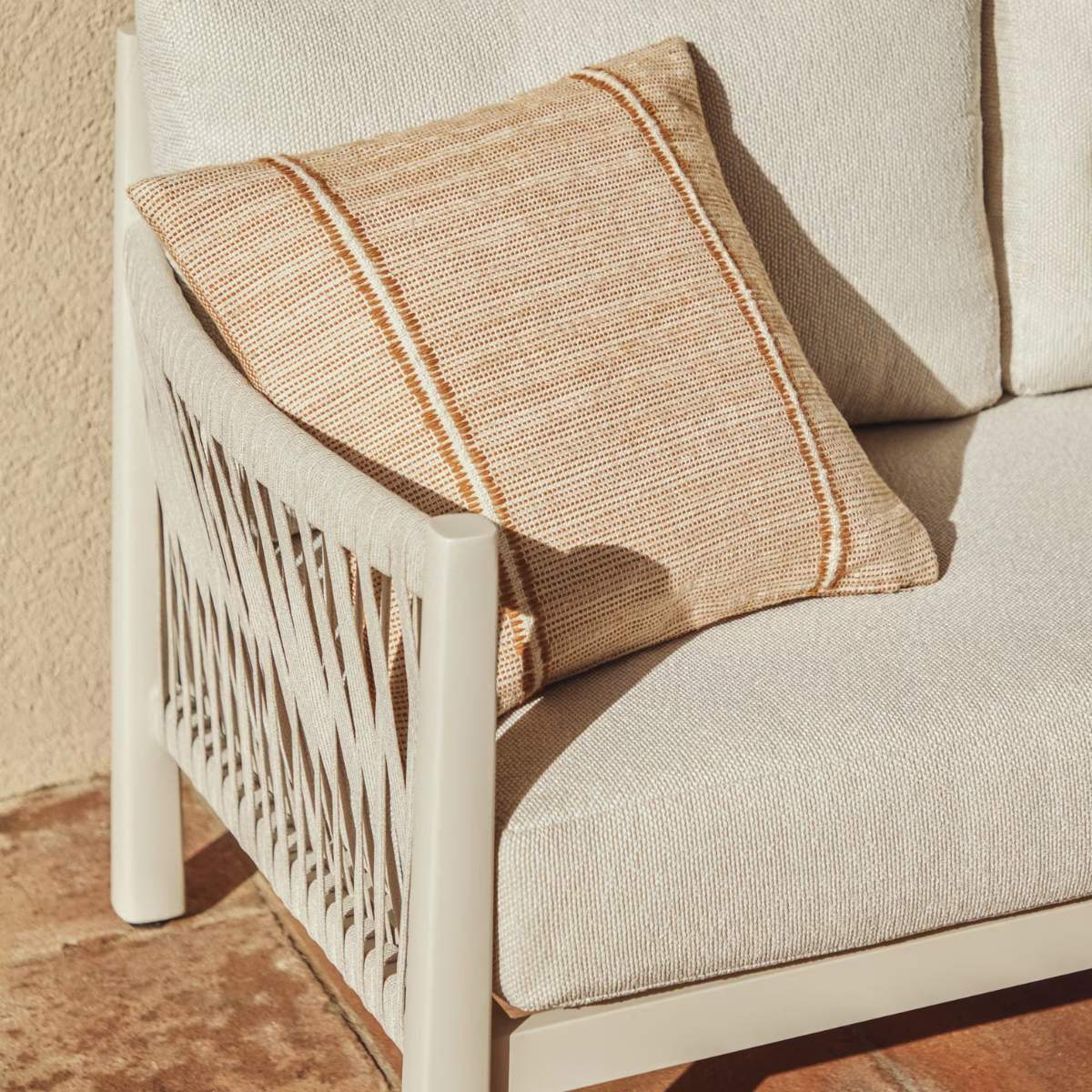 Kave Home Drati yellow 100% PET cushion cover 45 x 45 cm - Image 10