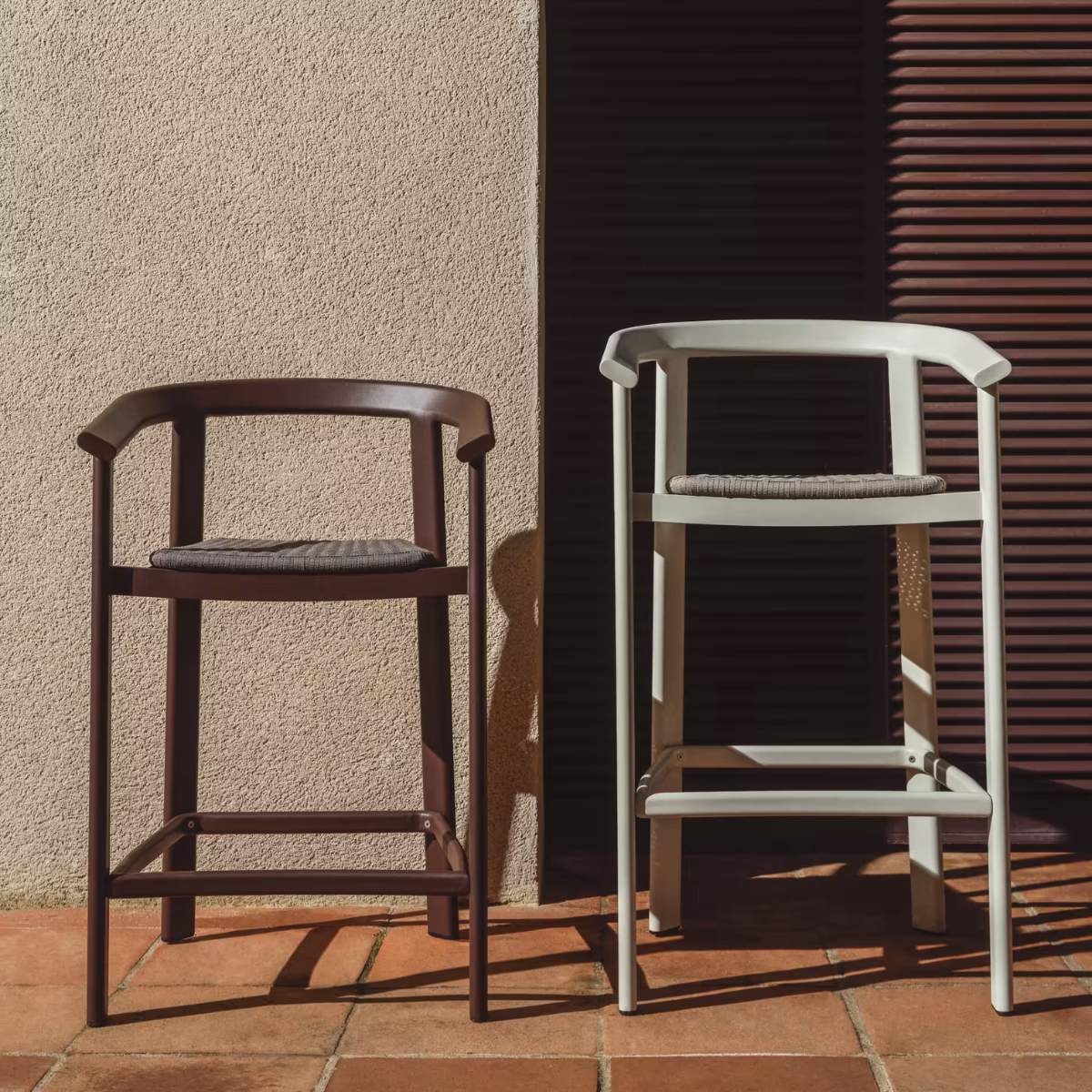 Kave Home Erice stool in aluminium and ecru rope cord 65cm - Image 20