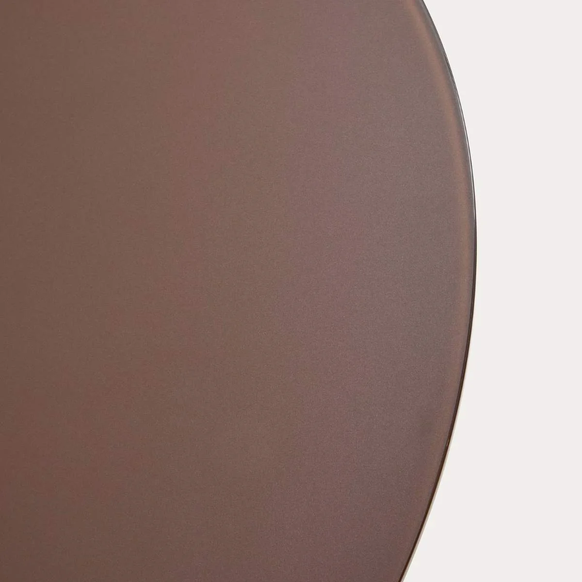 Kave Home Erice round table in aluminium and ecru tempered glass Ø120 cm - Image 10