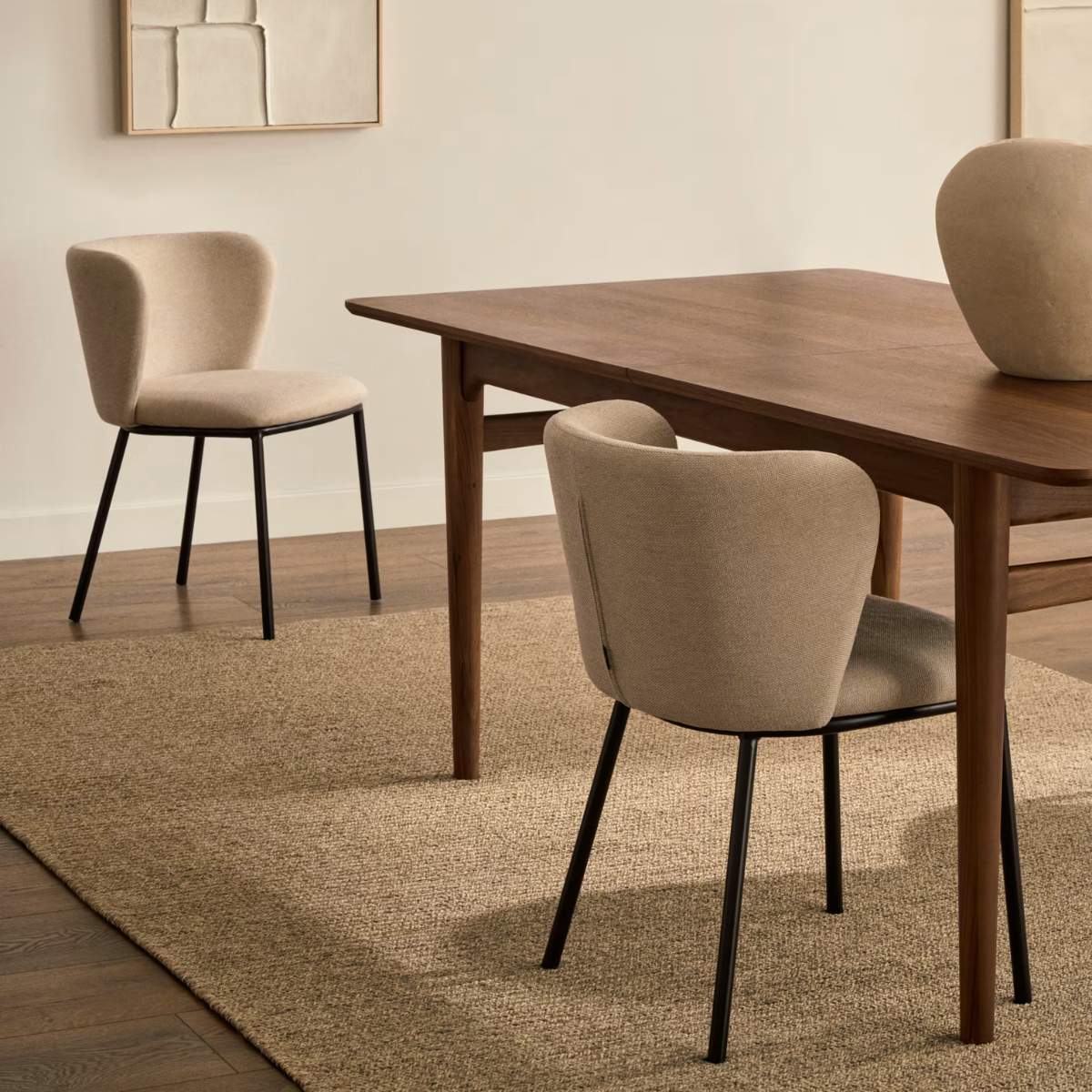 Kave Home Galinda taupe rug made of synthetic fibres - Image 5