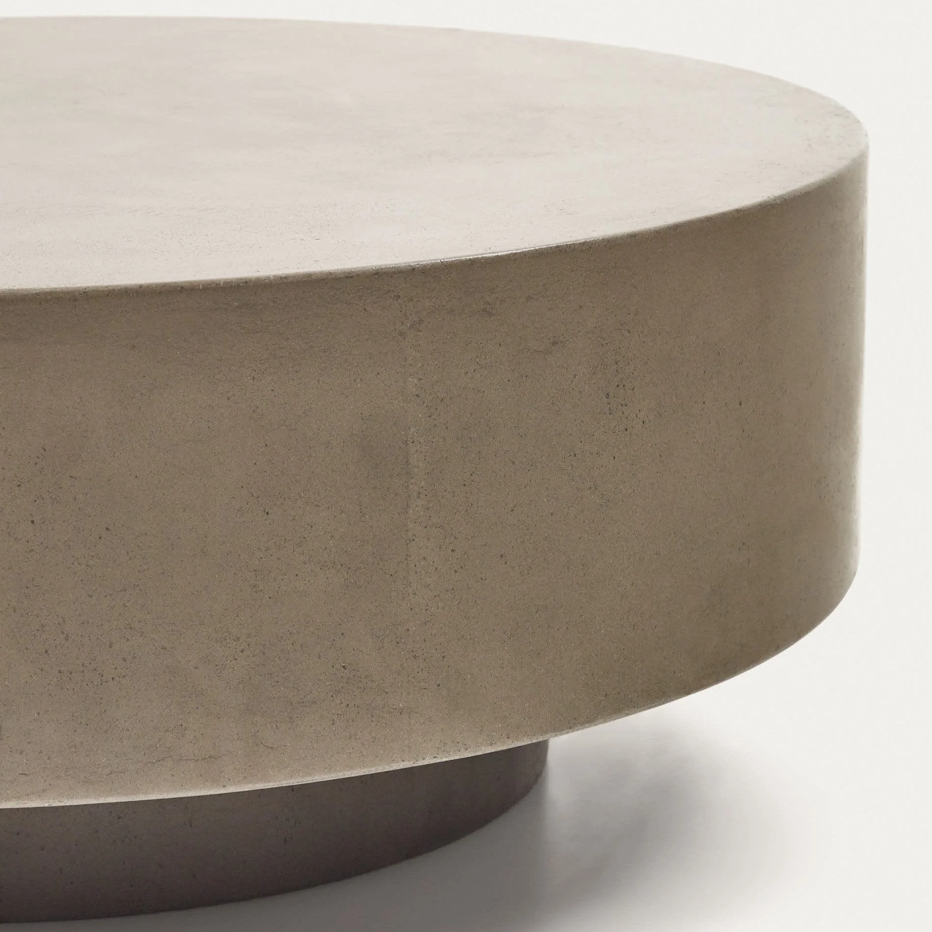 Kave Home Garbet Cement Coffee Table 80cm - Image 3
