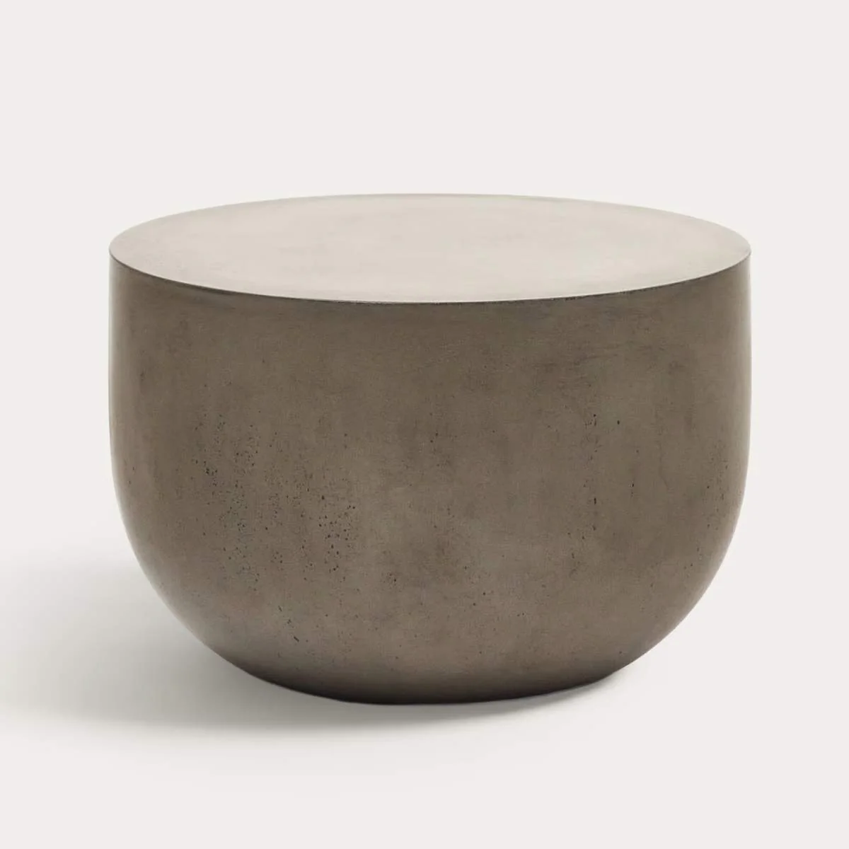 Kave Home Garbet round coffee table in brown concrete Ø 60cm - Image 2