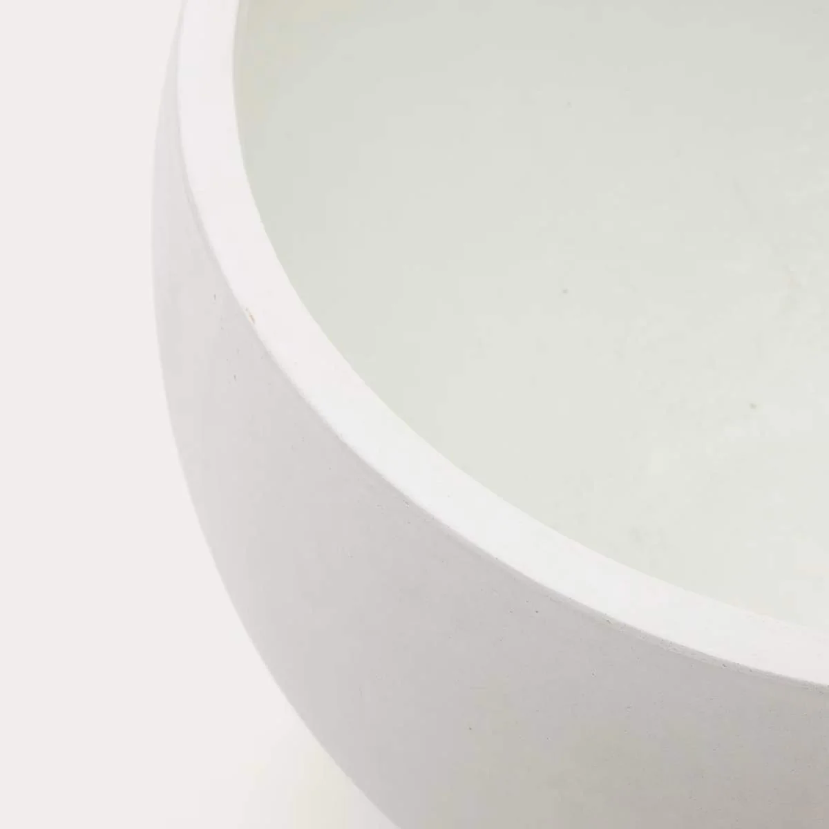 Kave Home Grau White Cement Planter Ø 72 cm - Image 2