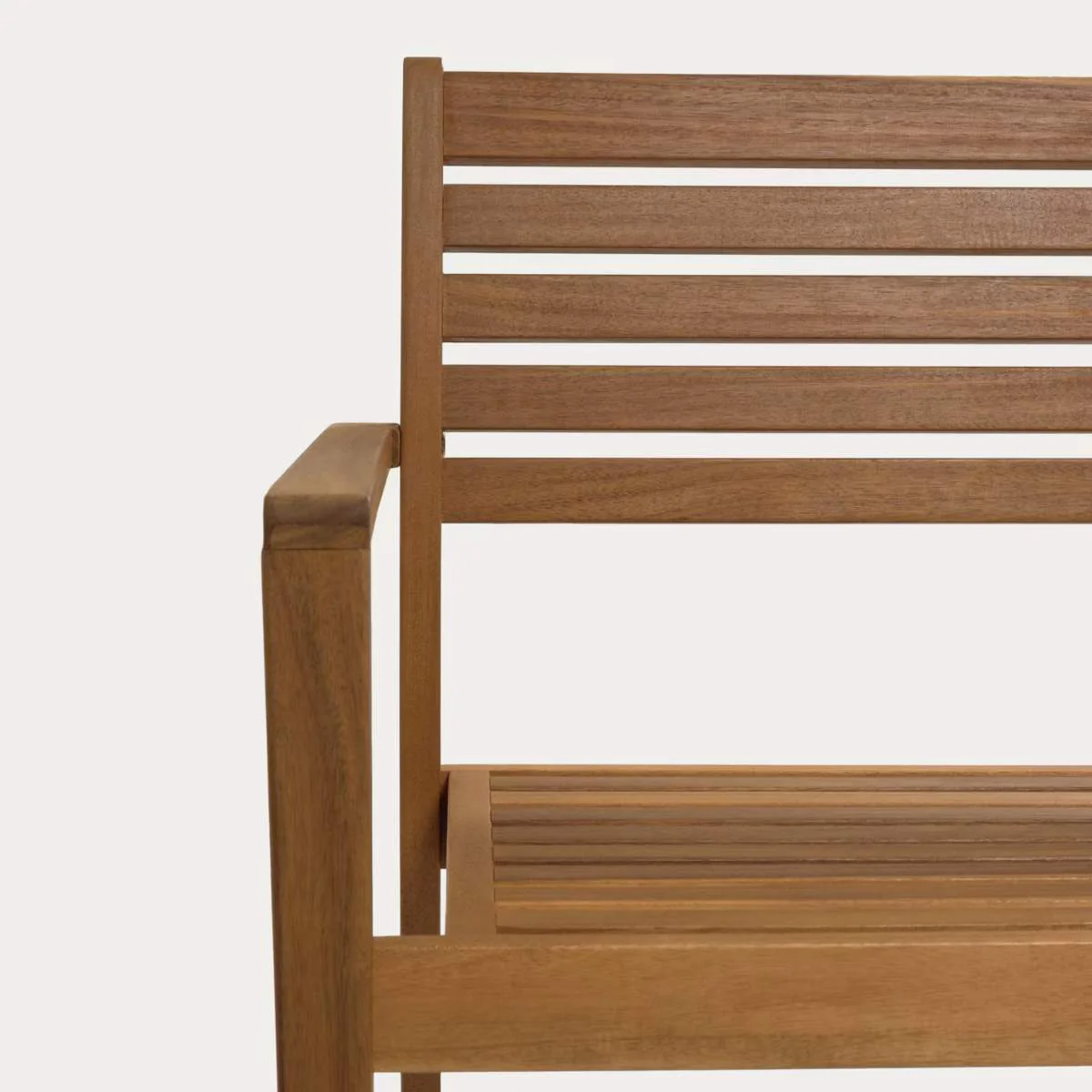 Kave Home Hanzel stackable outdoor chair in FSC 100% solid acacia wood - Image 5