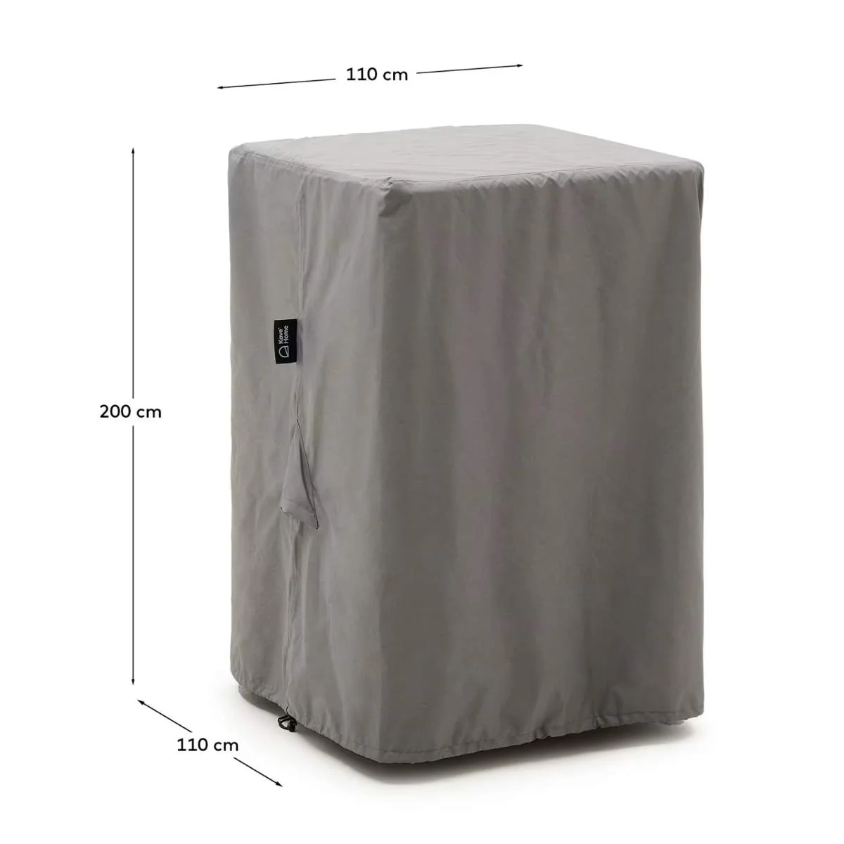 Kave Home Iria protective cover for outdoor furniture max. 110 x 200 cm - Image 7