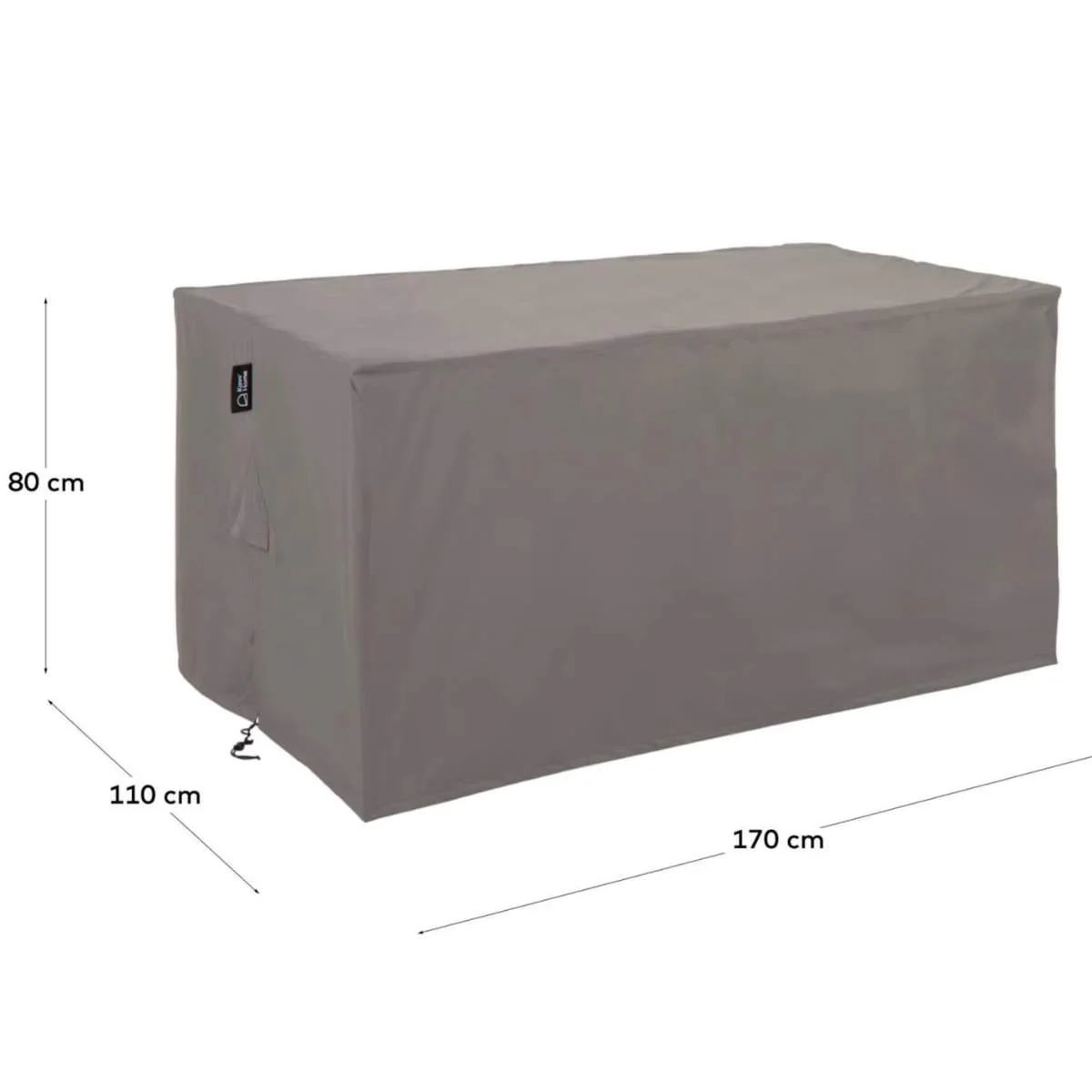 Kave Home Iria protective cover for outdoor furniture max. 170 x 110 cm - Image 5