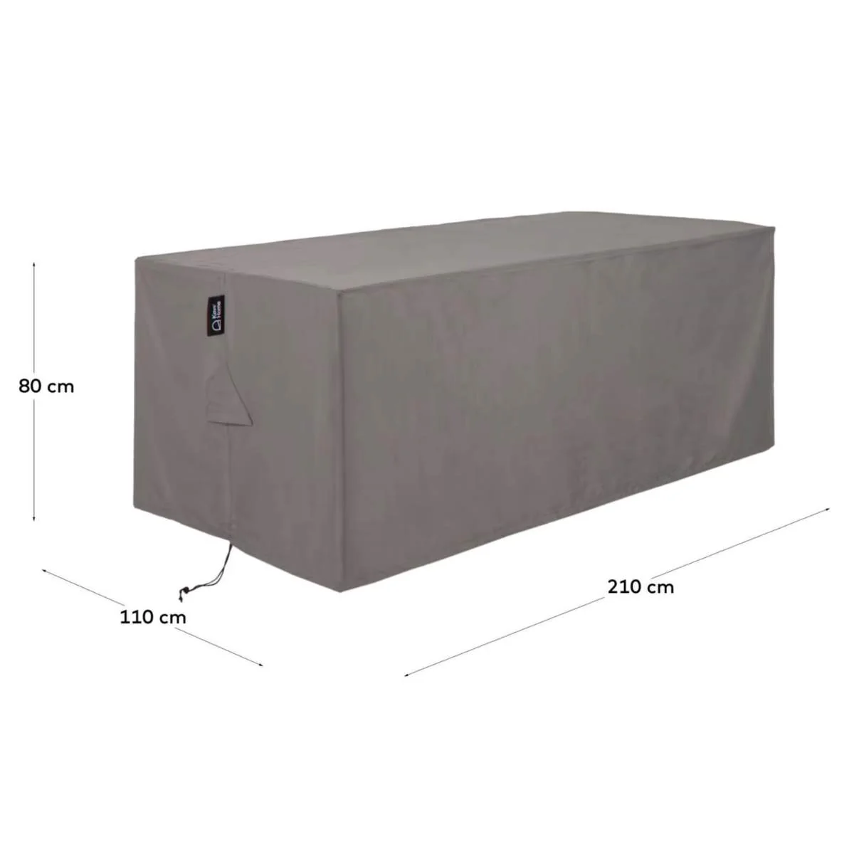 Kave Home Iria protective cover for outdoor furniture max. 210 x 110 cm - Image 4