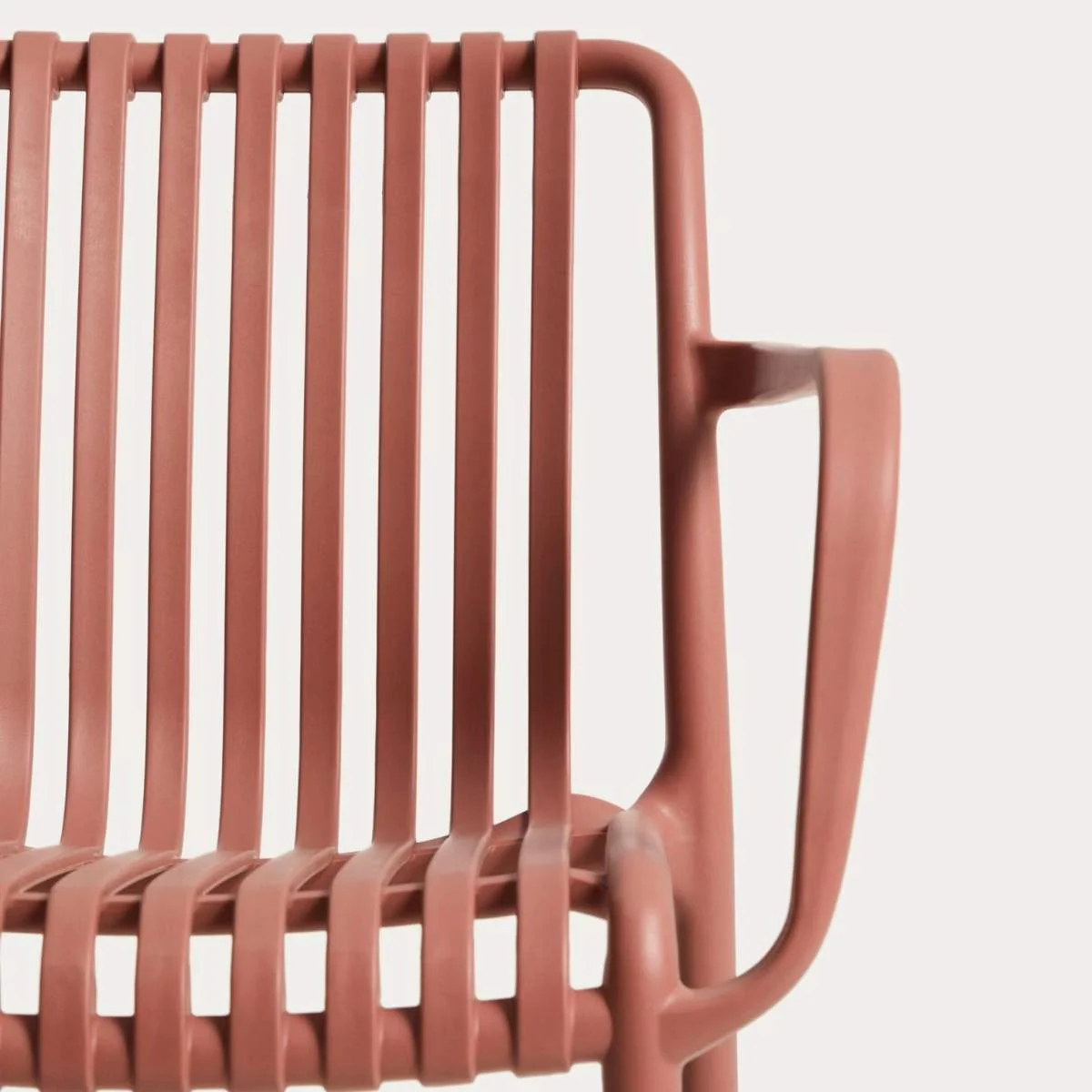 Kave Home Isabellini stackable outdoor chair in terracotta - Image 10