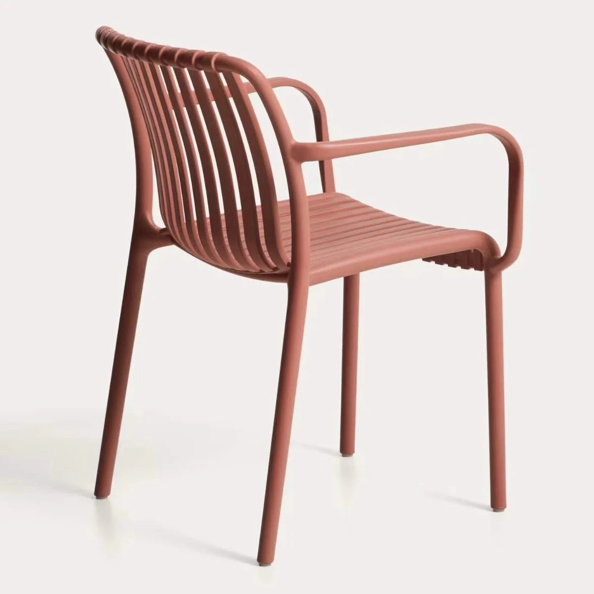 Kave Home Isabellini stackable outdoor chair in terracotta - Image 8
