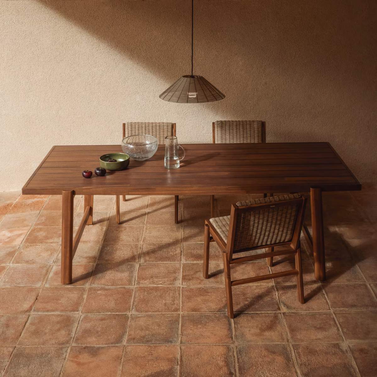 Kave Home Itani outdoor table in solid acacia wood 200 x 100cm FSC 100% - Image 11