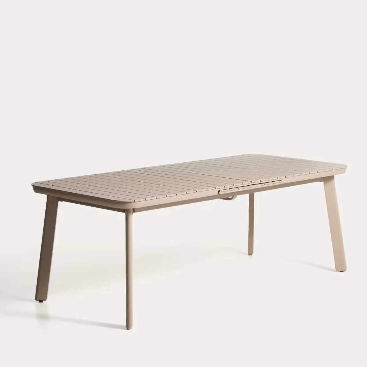 Kave Home Izola extendable outdoor table in aluminium with green finish 220 (280) x 100cm - Image 15
