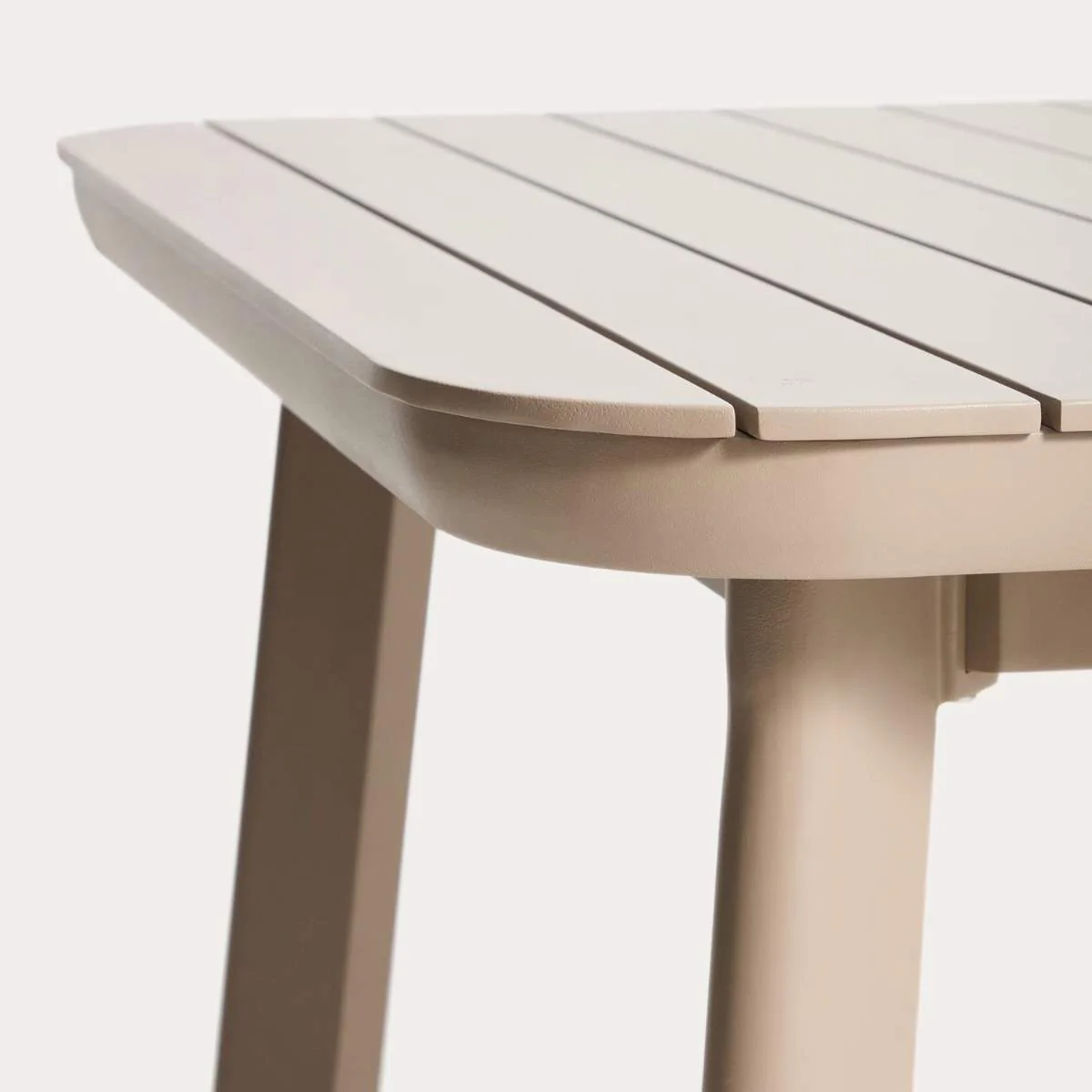 Kave Home Izola extendable outdoor table in aluminium with green finish 220 (280) x 100cm - Image 19