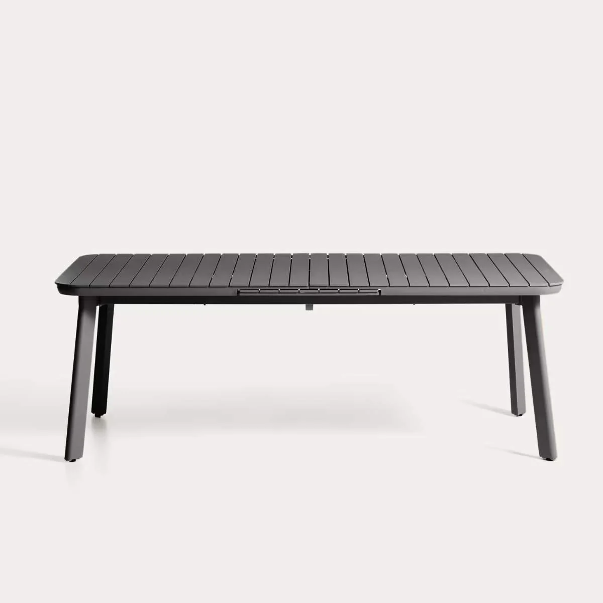 Kave Home Izola extendable outdoor table in aluminium with green finish 220 (280) x 100cm - Image 2