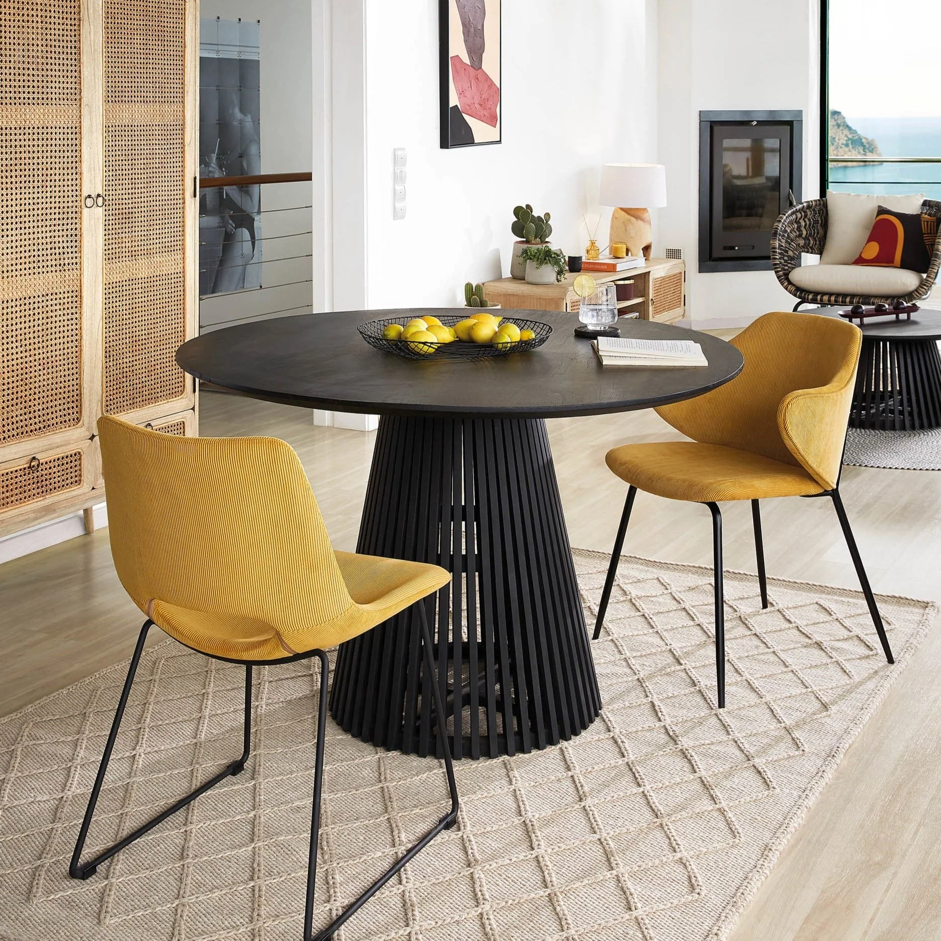 Kave Home Jeanette Black Table 120cm - Image 5