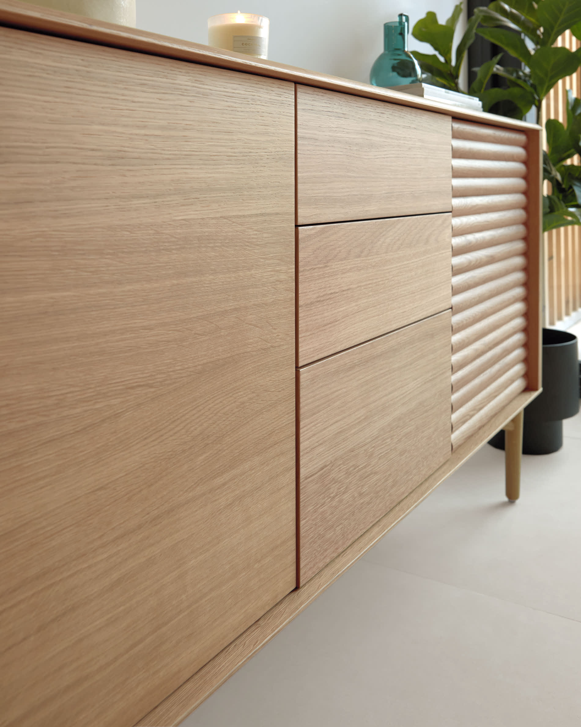 Kave Home Lenon Oak Sideboard - Image 7