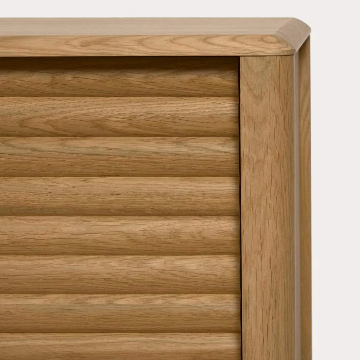Kave Home Lenon Oak Wood And Veneer Sideboard With 2 Doors & 3 Drawers - Image 5