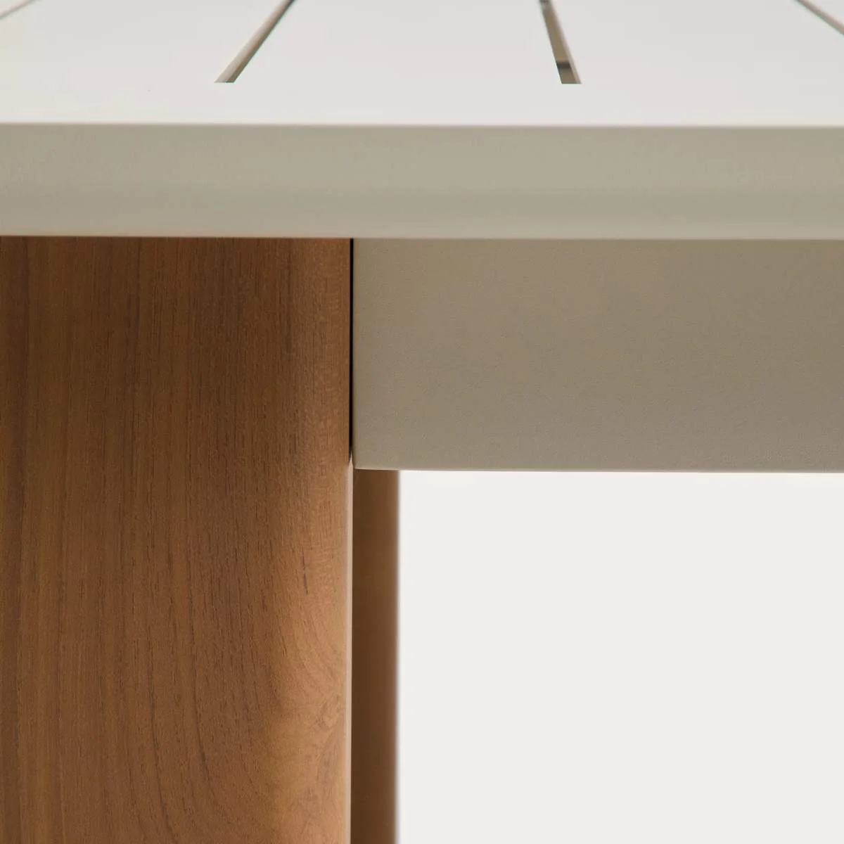 Kave Home Livorno extendable table in taupe aluminium 233(350) x 100 cm - Image 20