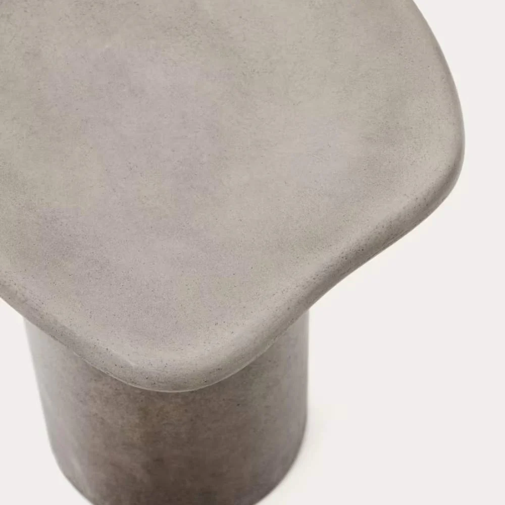 Kave Home Macarella Cement Side Table – 48 x 47 cm - Image 3
