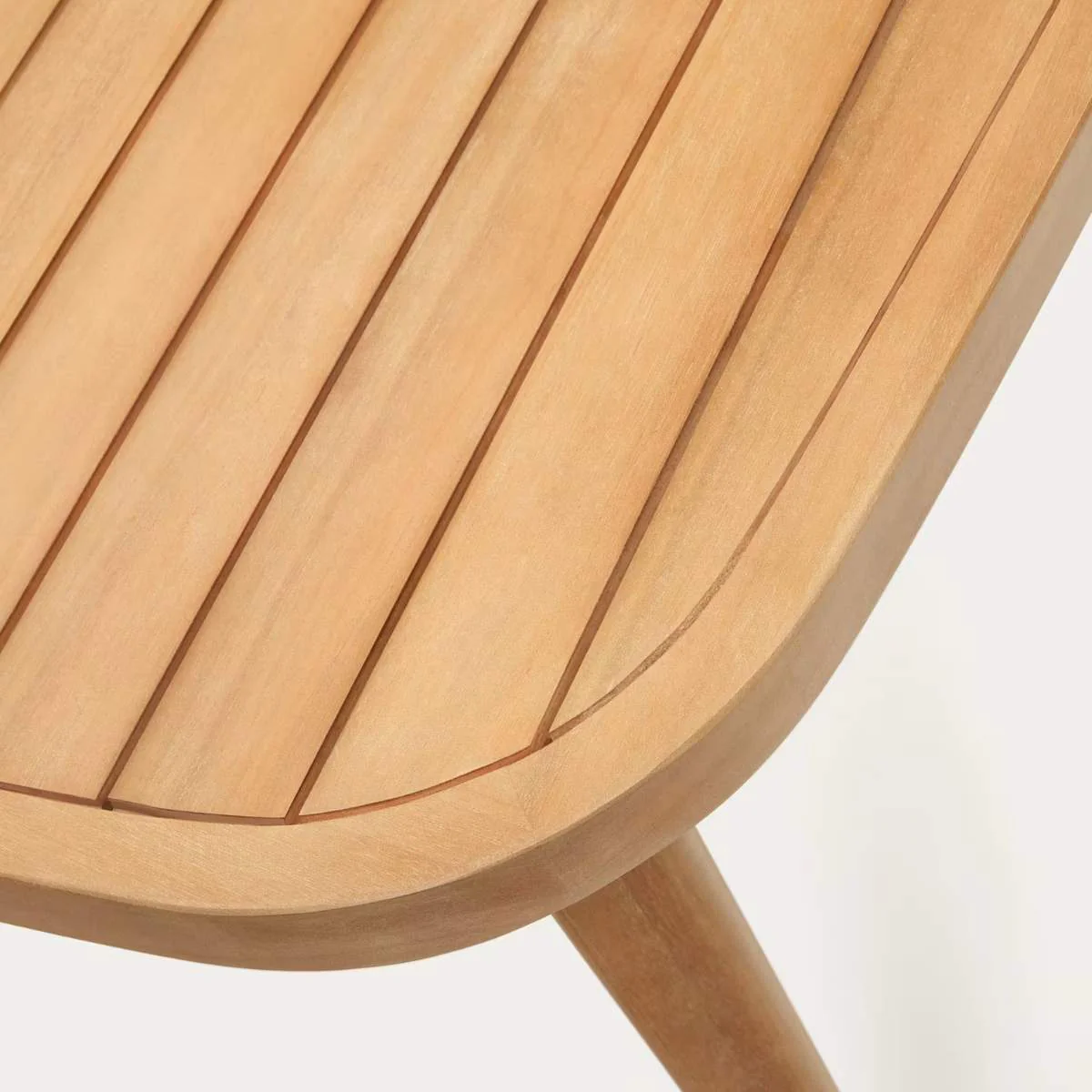 Kave Home Maset 100% outdoor suitable table in solid eucalyptus wood, 170 x 90 cm, FSC - Image 6