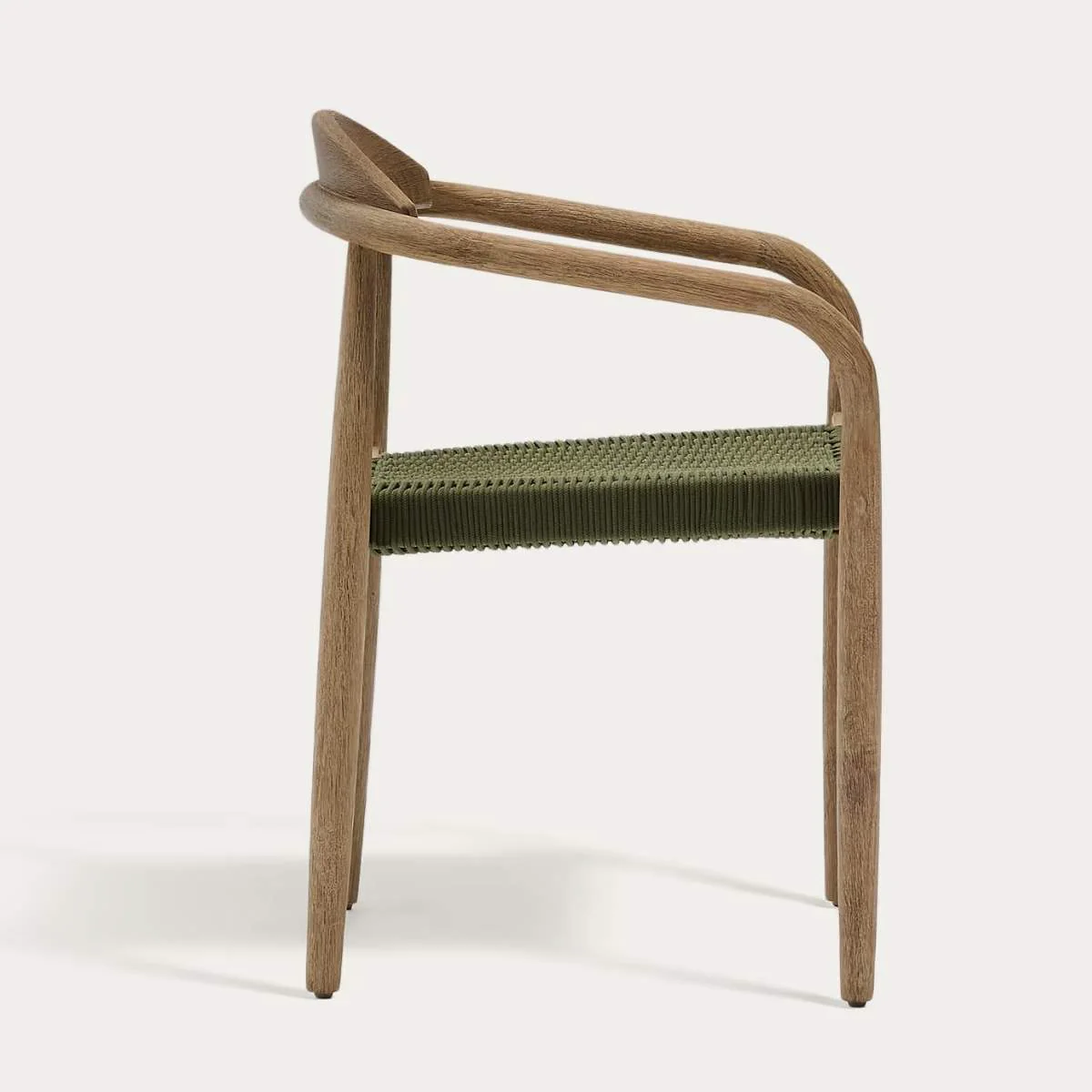 Kave Home Nina stackable chair in FSC 100% solid acacia wood and ecru rope cord - Image 13