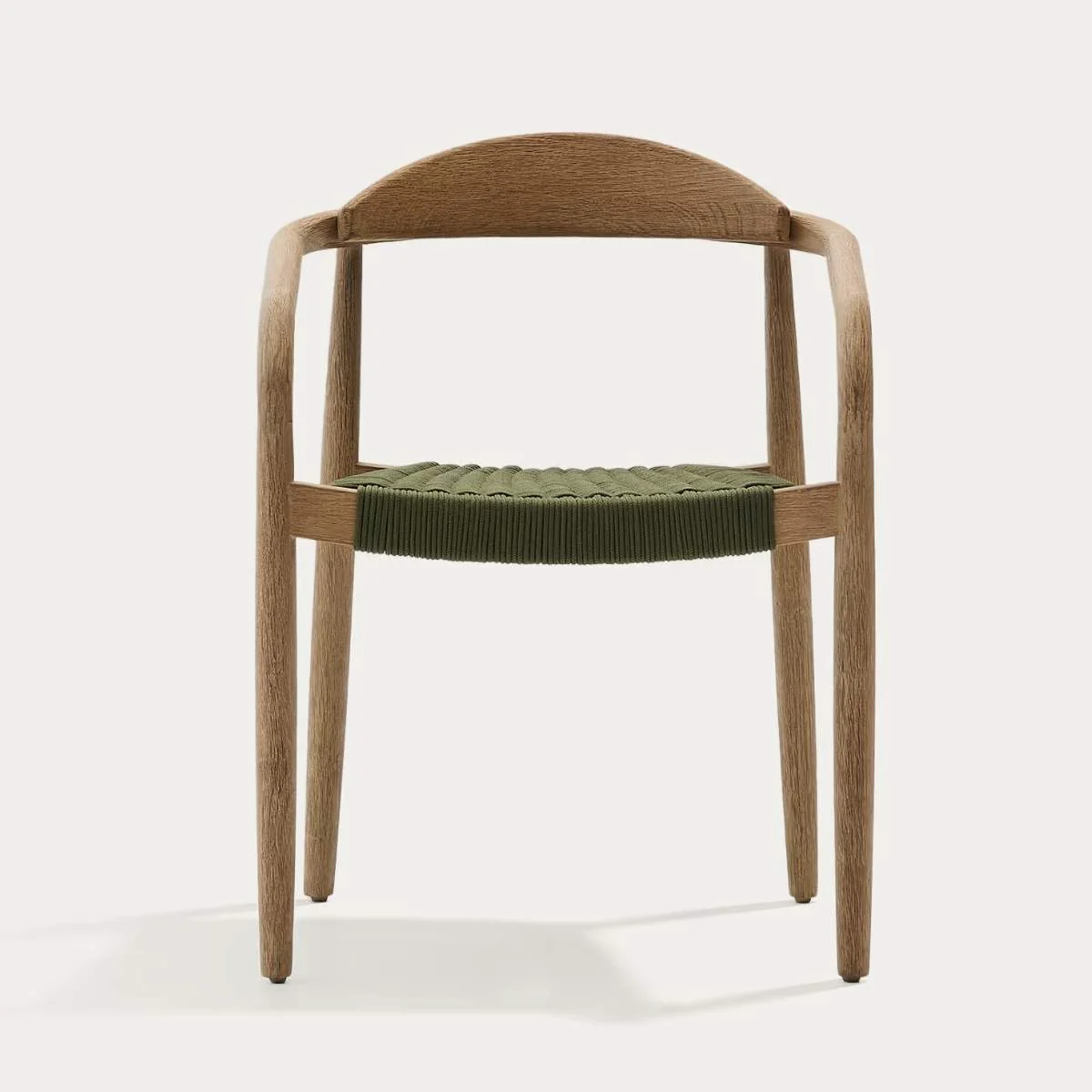 Kave Home Nina stackable chair in FSC 100% solid acacia wood and ecru rope cord - Image 15