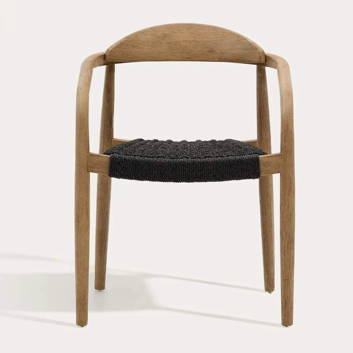 Kave Home Nina stackable chair in FSC 100% solid acacia wood and ecru rope cord - Image 45